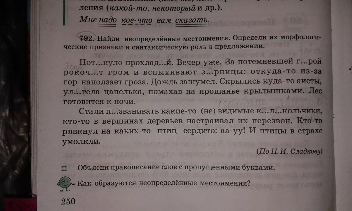 Художественные произведения с местоимениями 5 6 предложений