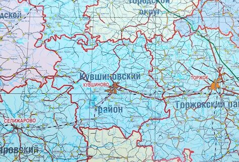 Карта кувшиново тверская