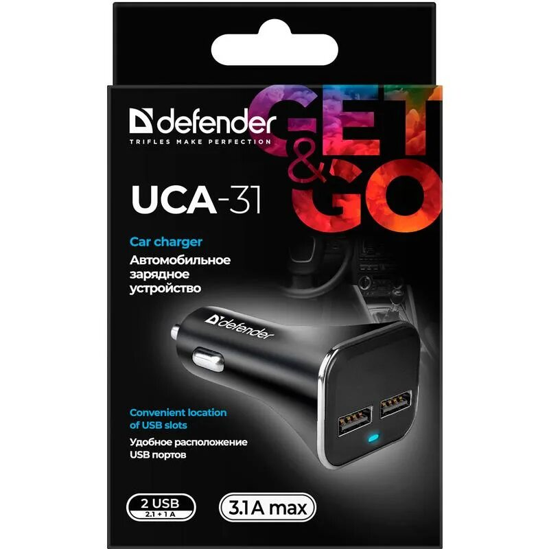 Устройство defender. Зарядное устройство Defender Uca-31. Автомобильное зарядное устройство Defender Uca-31, черный. Defender 83597. Автомобильное зарядное устройство Defender Uca-80.