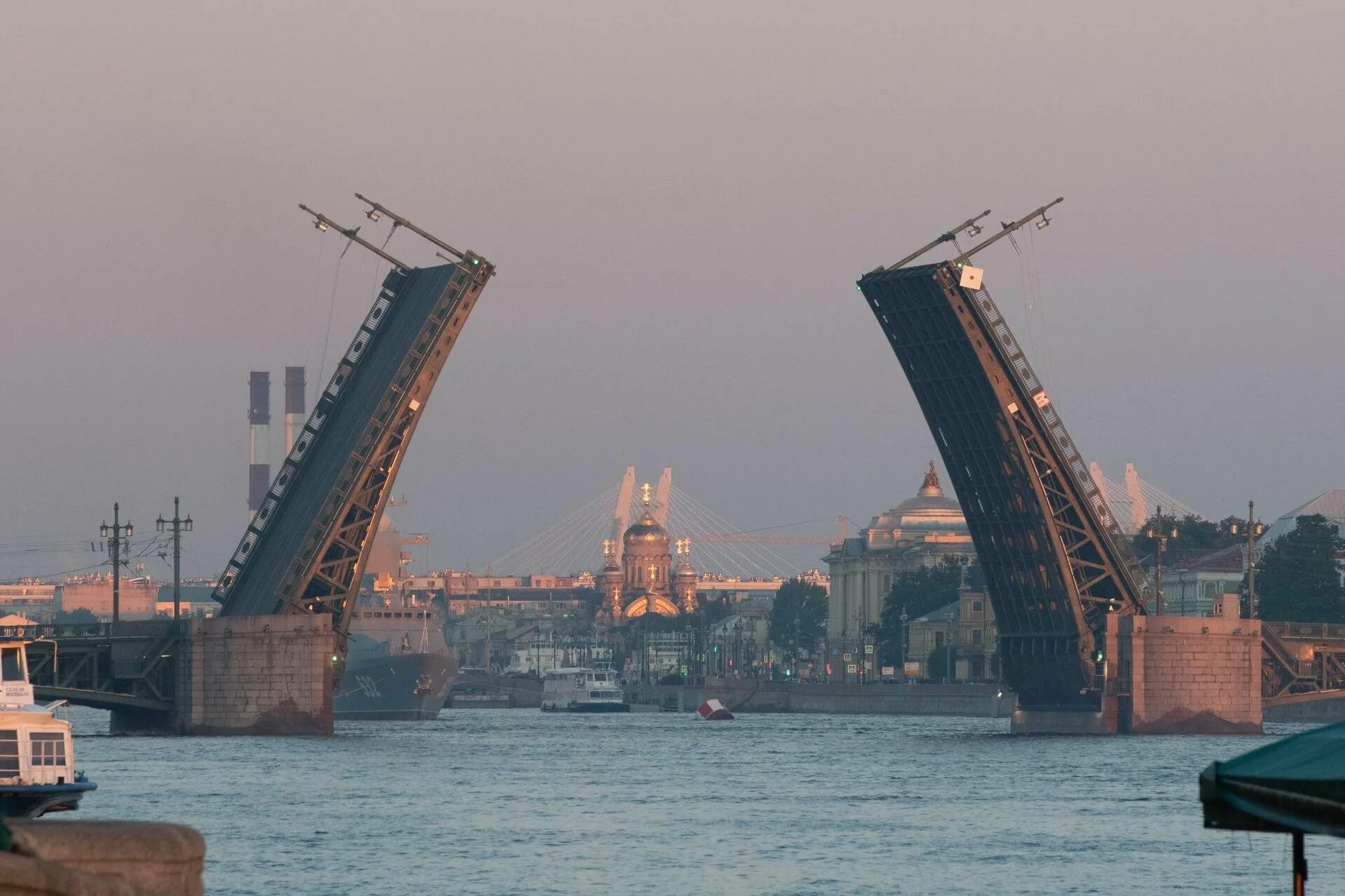 Открытие мостов питер