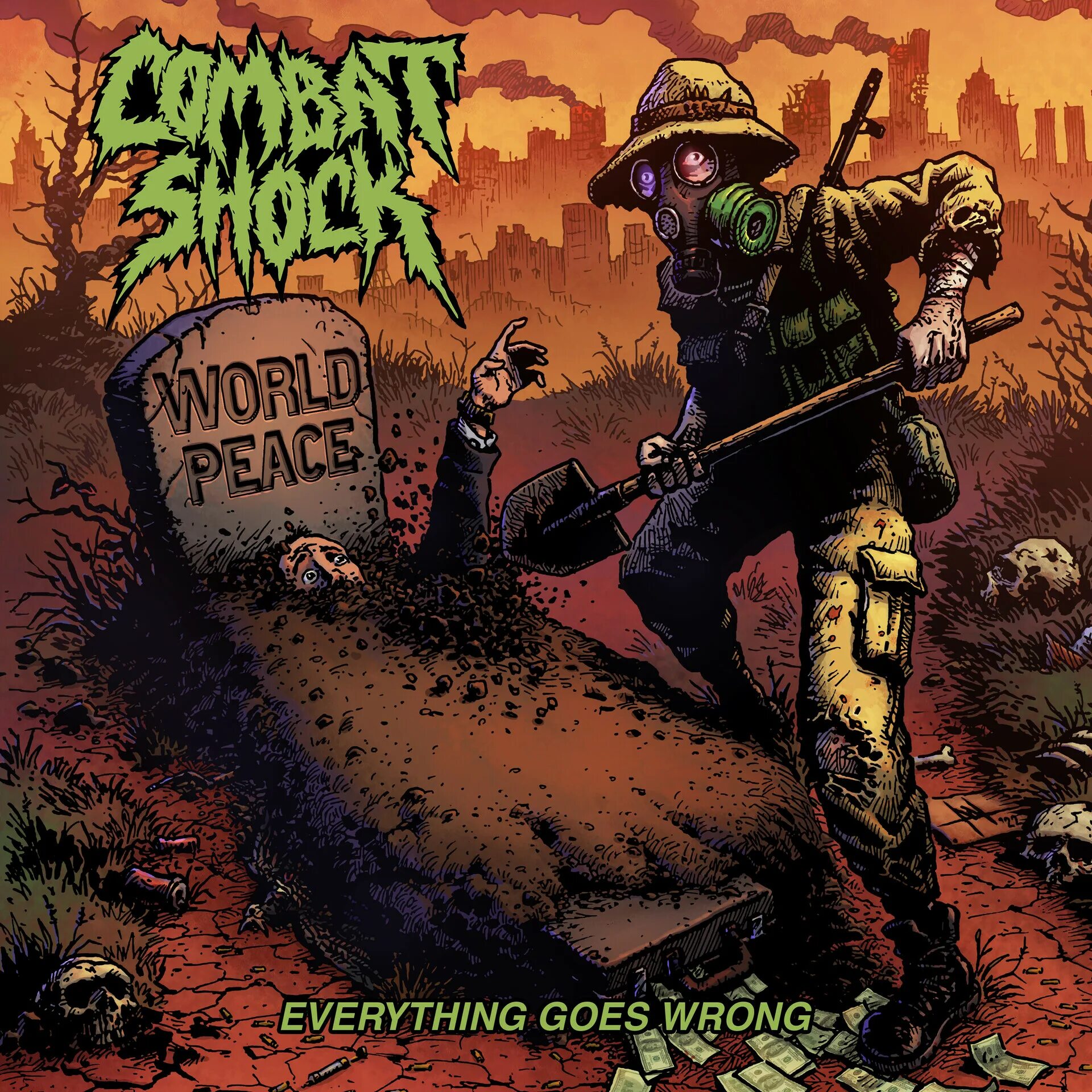 Everything goes wrong. Combat shock