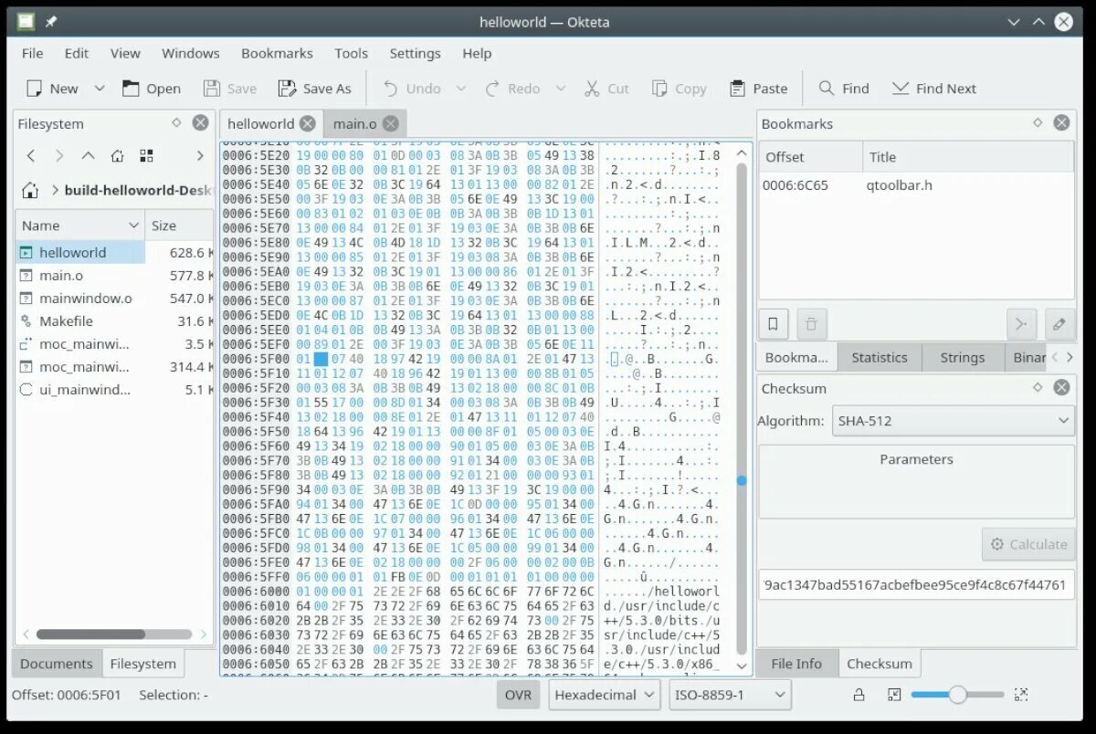Linux бинарный файл