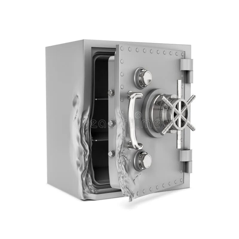 Broken and safe. Взломанный сейф. metal safe box with 2 sections. open the safe 27.