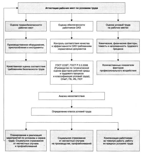 Оценка качества рабочего места. Аттестация рабочих мест по условиям труда схема. Схемы этапы проведения аттестации рабочего места.. Схема аттестации рабочих мест на предприятии. Опишите схему проведения аттестации рабочих мест.