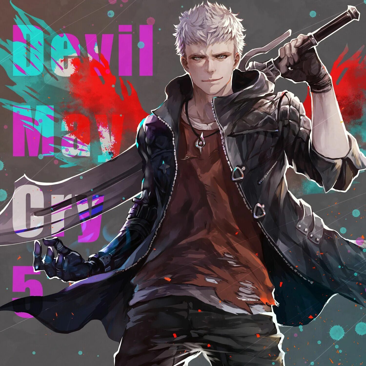 Данте ДМС 5. Неро ДМС 5 арт. Неро Devil May Cry 5. Dmc art