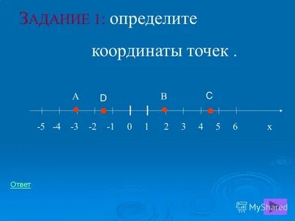 На линейку нанесены