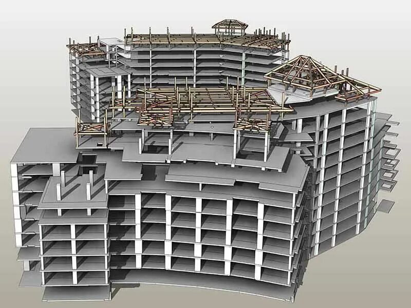 Железобетонный сборно монолитный. Revit железобетонные конструкции. BIM Revit. Ревит конструкции. 3в модель здания Revit.