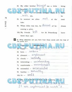 Стр 76 английский язык 5 класс учебник