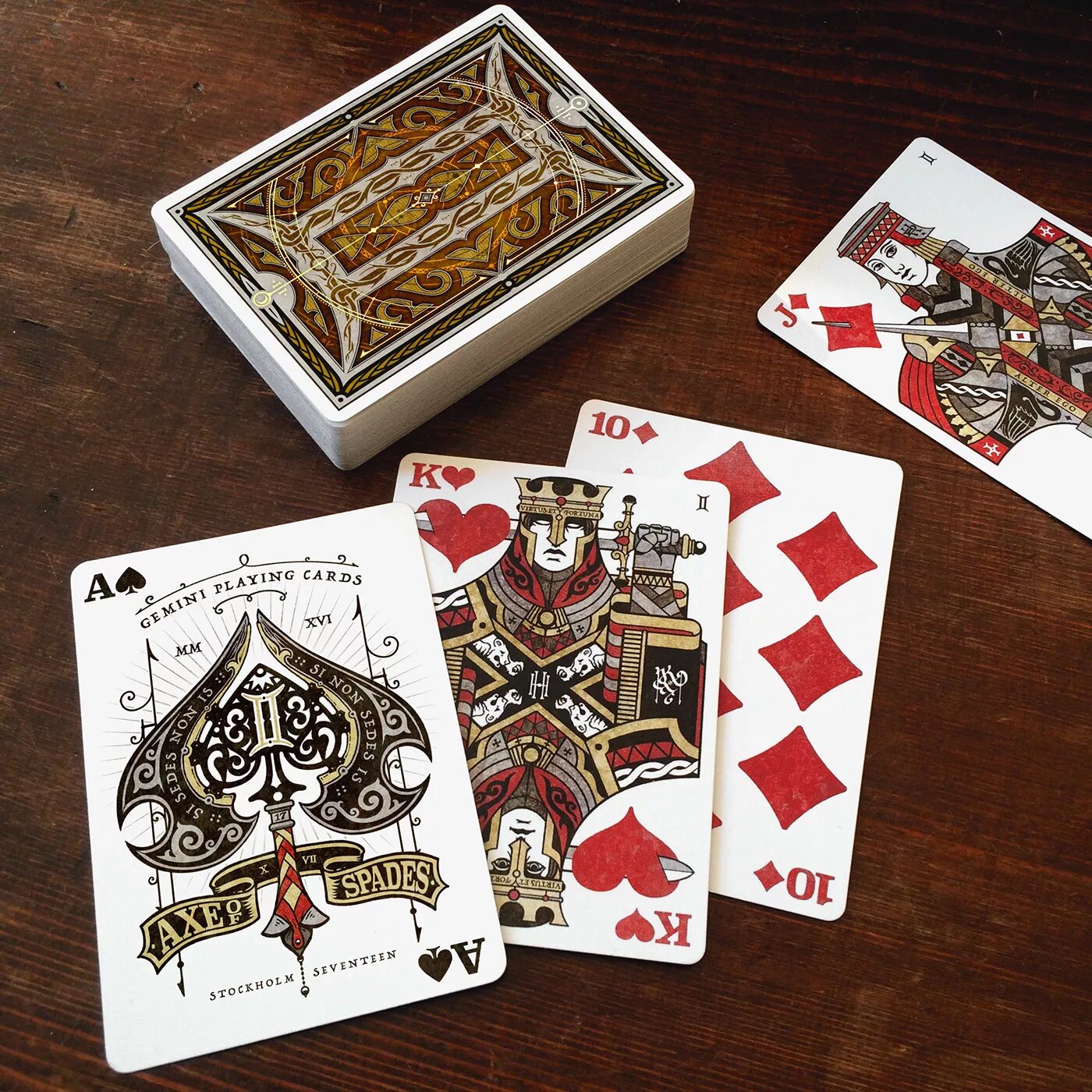 D playing cards