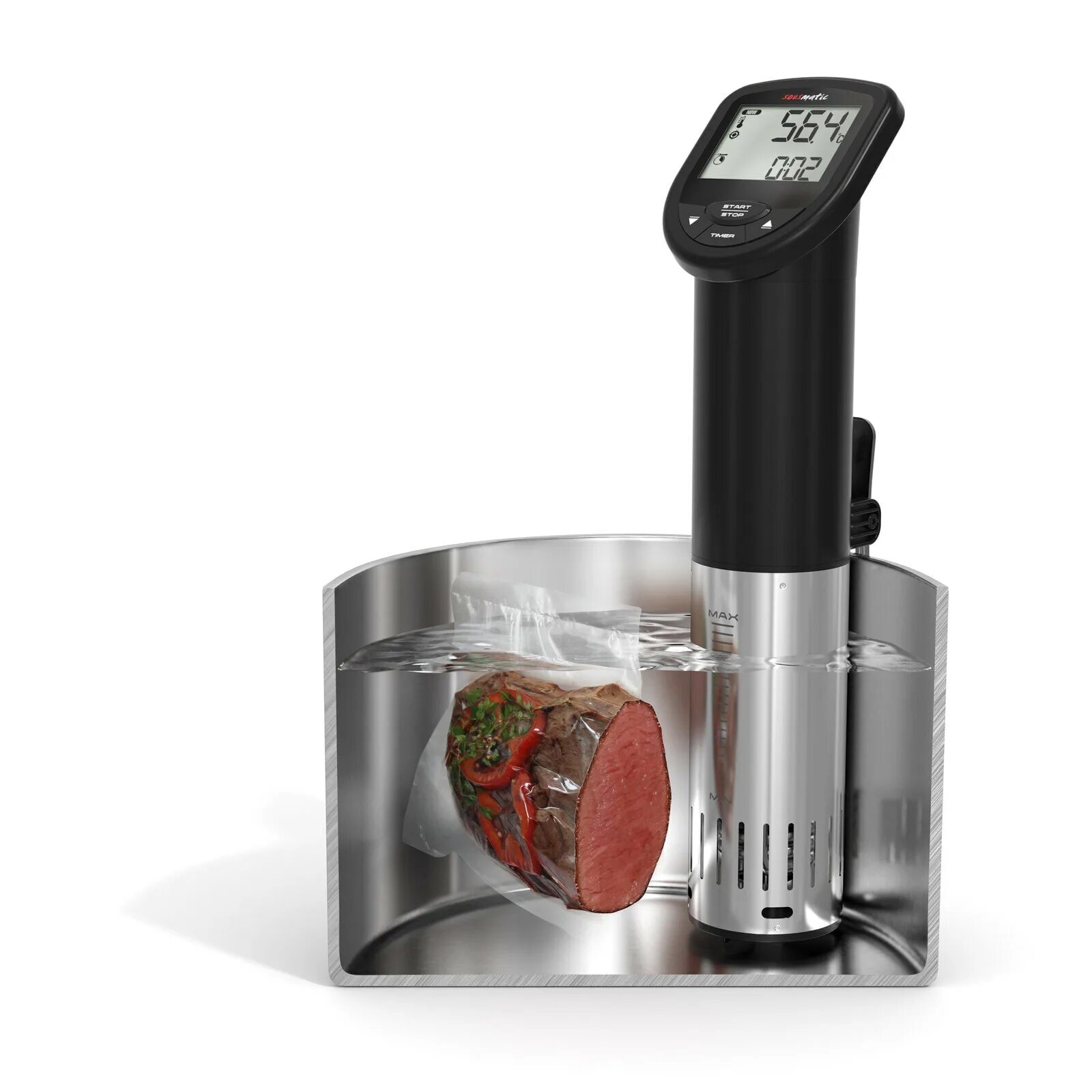 Sous vide sv. Погружной термостат сувид. Технология sous vide — Су вид). Погружной Су-вид RAWMID SVDM-01. Аппарат sous-vide погружной sv805.