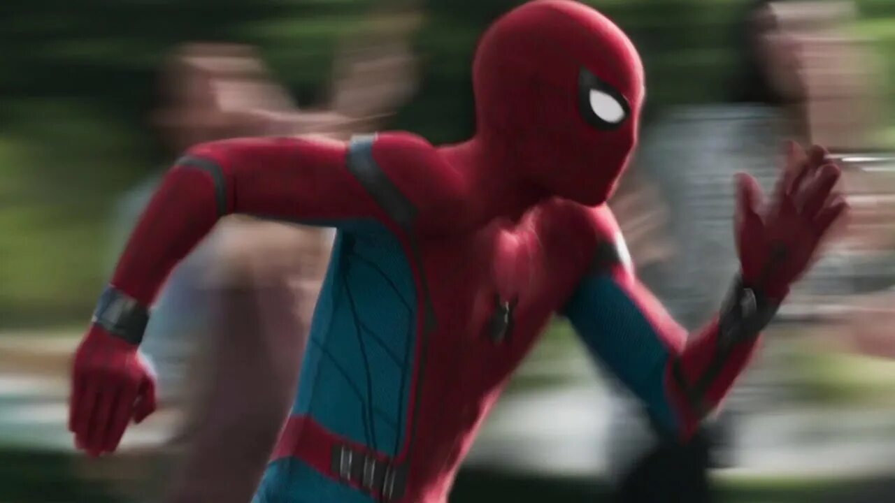 Spiders man running