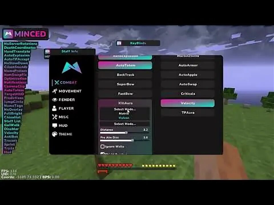 Minced client. Minced client