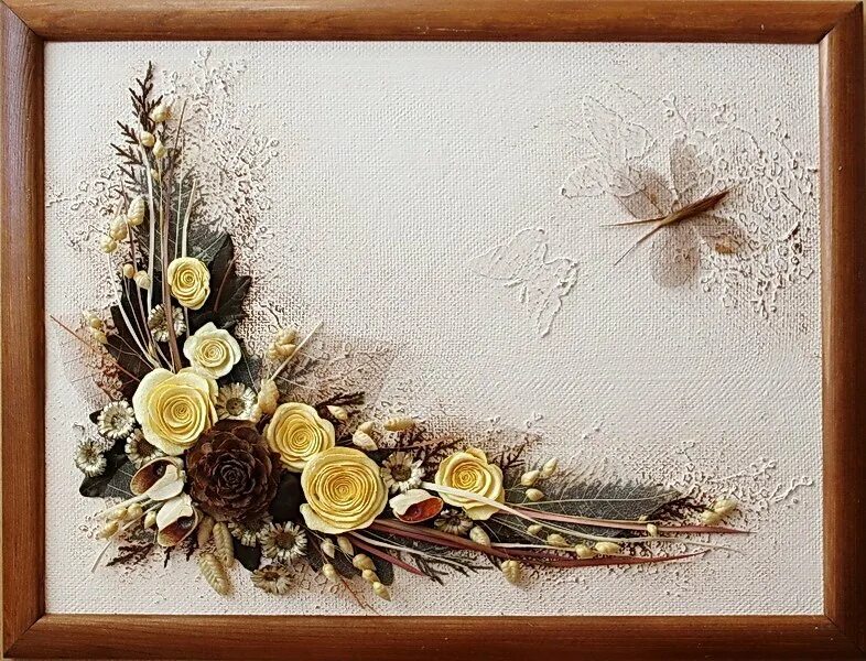 Картины хелен масселвайт. Панно с использованием. Флористическое панно. Коллаж из различных материалов. Pier1 панно.