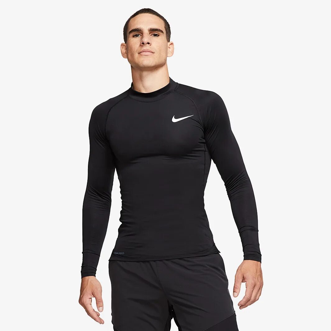 Nike pro мужские. Nike Dri Fit long Sleeve Black. Термобелье верх Nike bv5592-010. Nike Pro Dri-Fit компрессионное. Nike Pro long Sleeve.