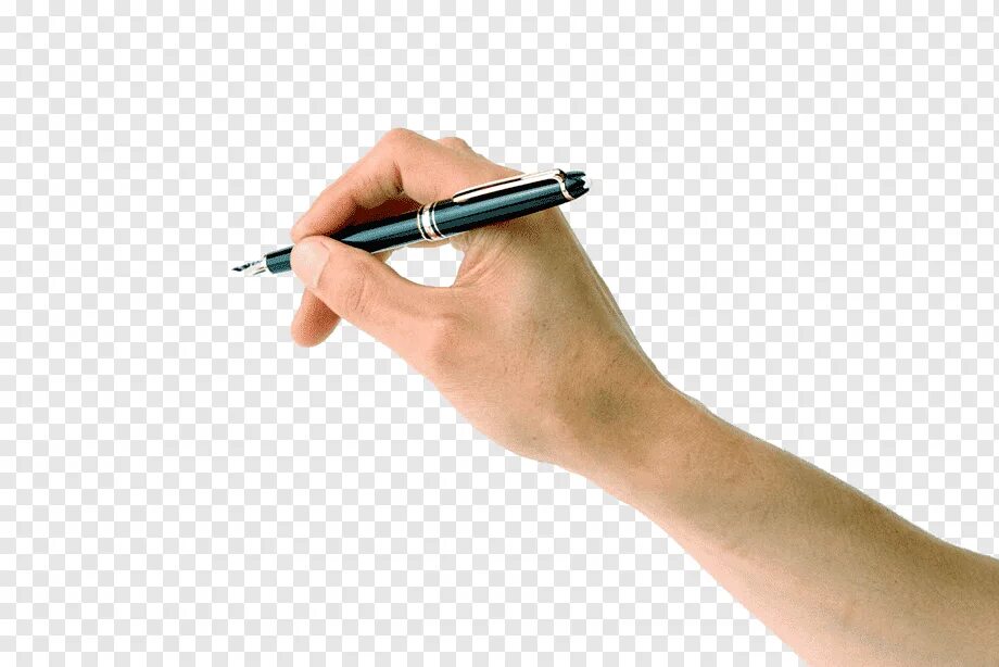 I write with pen