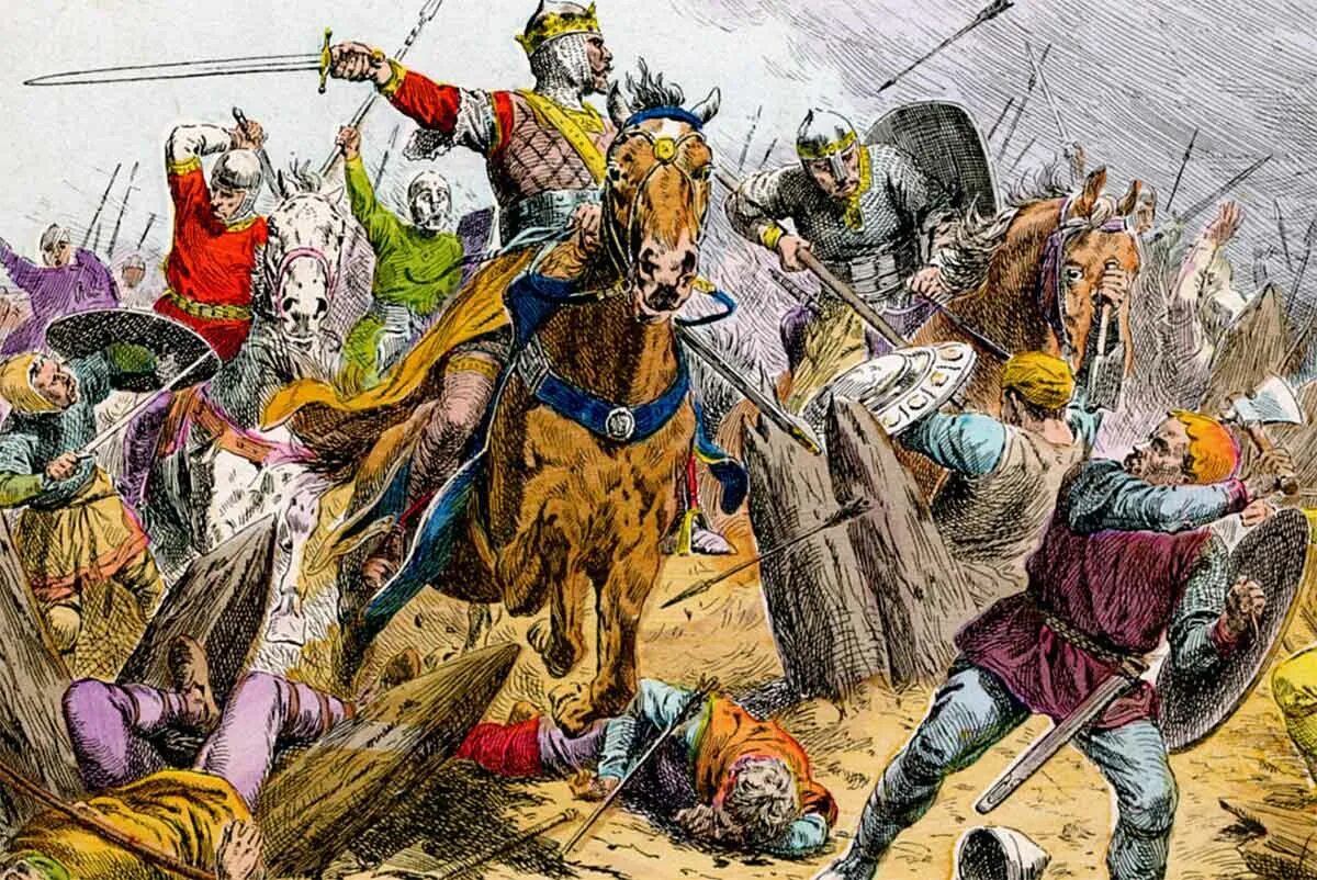 Н. Битва при гастингсе (1066 г. Нормандцы ангус макбрайд. Н. ).