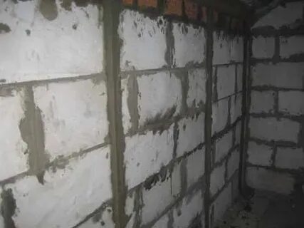 Стены ванной из пеноблоков