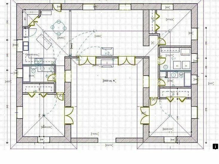 Проект дома в виде буквы п МСБК Проект LR 96 2007 купить в городе Краснодар, цена