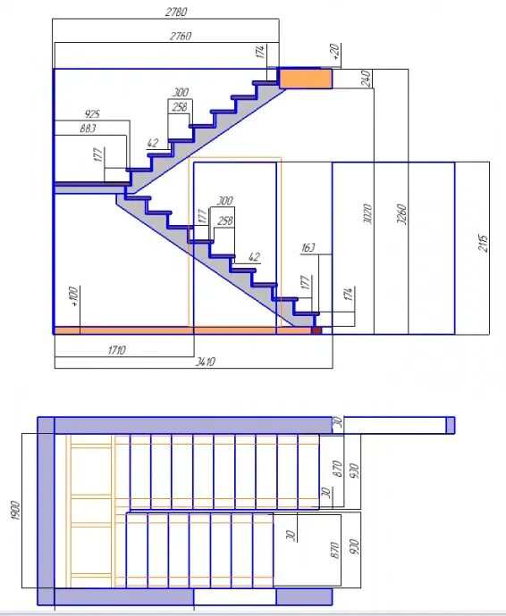 Высота между этажами. Чертеж лестницы с шириной ступени 150мм. 3-Х маршевая лестница чертеж. Одномаршевая лестница чертеж. Чертёж лестницы с размерами высота 1500мм.