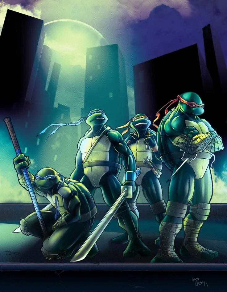 Черепашки ниндзя тмнт. Донни Черепашки ниндзя арт. Tmnt 4