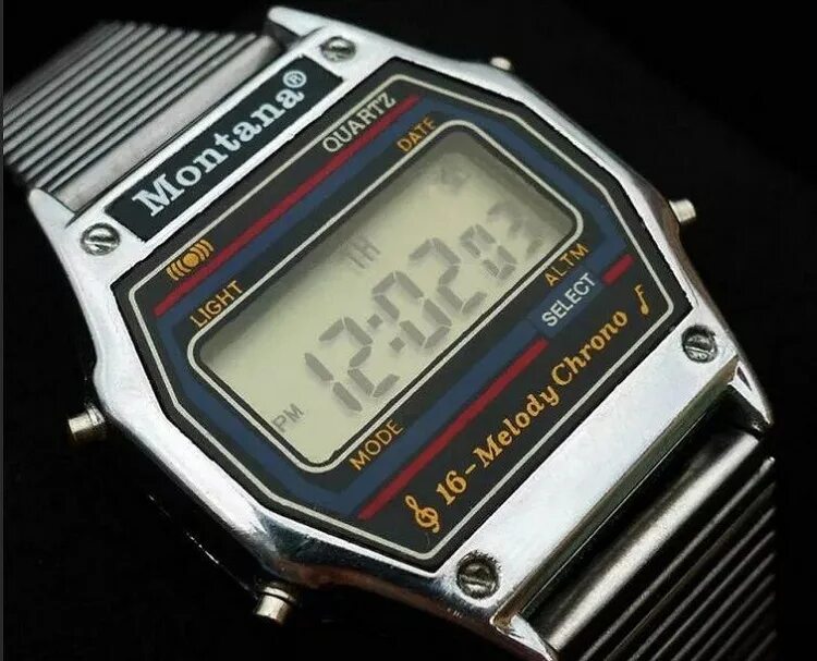 Электронные часы Монтана 90-х. Часы Montana 16 мелодий. Наручные часы монтана