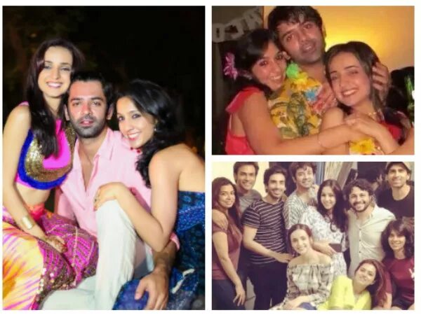 Sanaya Irani skips Iss Pyaar Ko Kya Naam Doon reunion bash, Barun Sobti poses wi