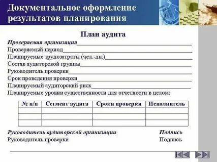 Заключение по результатам аудита