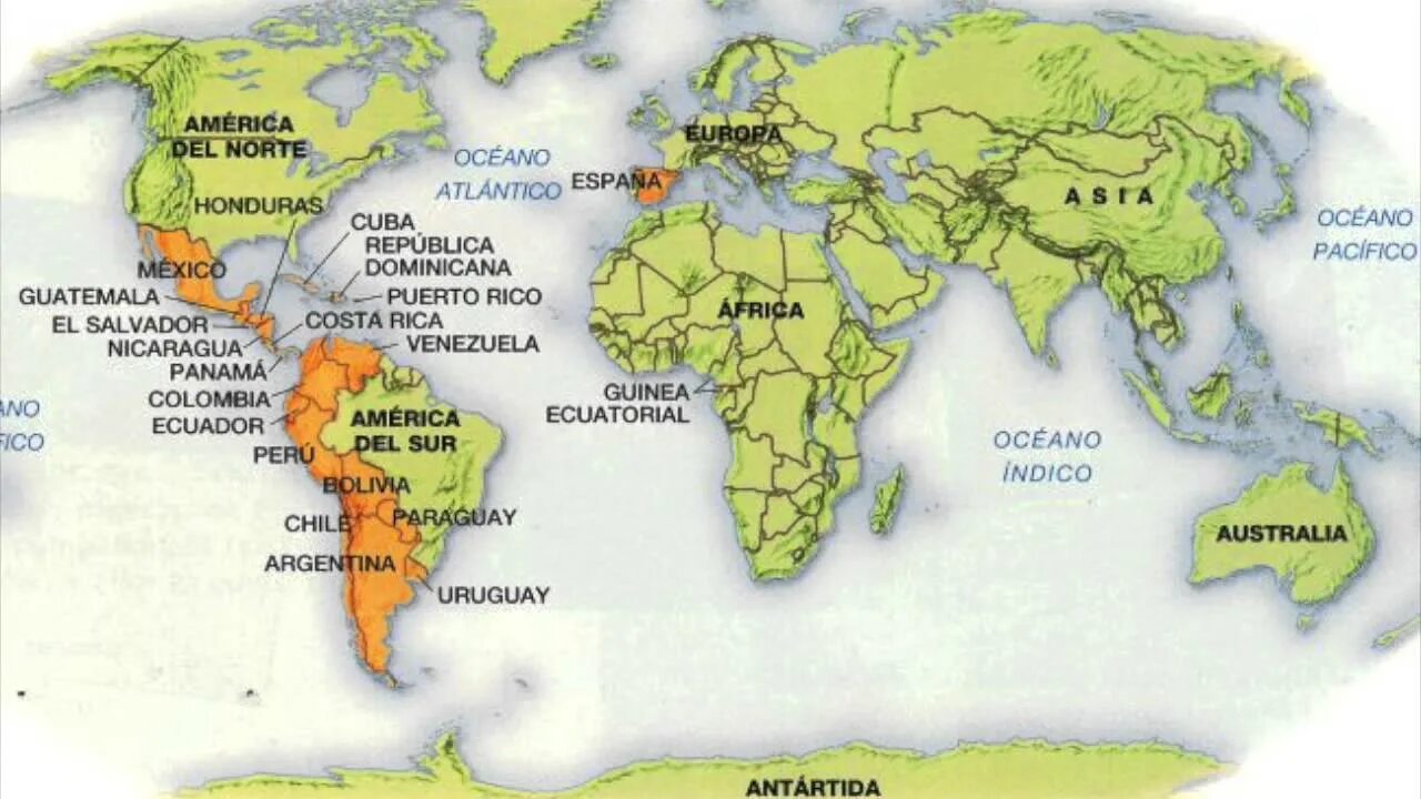 На каком материке говорят по испански. Карта распространения испанского языка в мире. Страны с испанским языком на карте. Распространение испанского языка в мире. В каких странах говорят на испанском языке на карте.