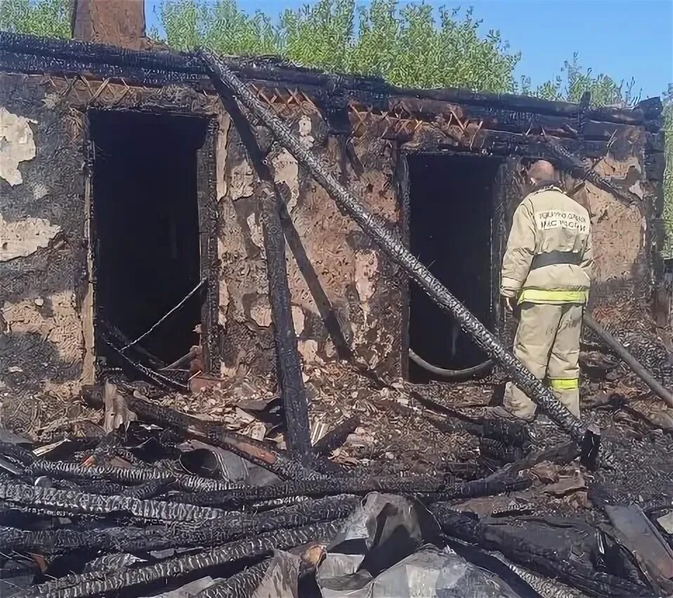 Пожар в богучарском районе