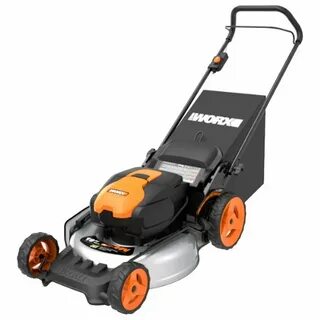 Аккумуляторная газонокосилка worx