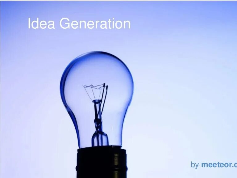 Idea Generation. General idea. Generate idea. Idea Generation game.