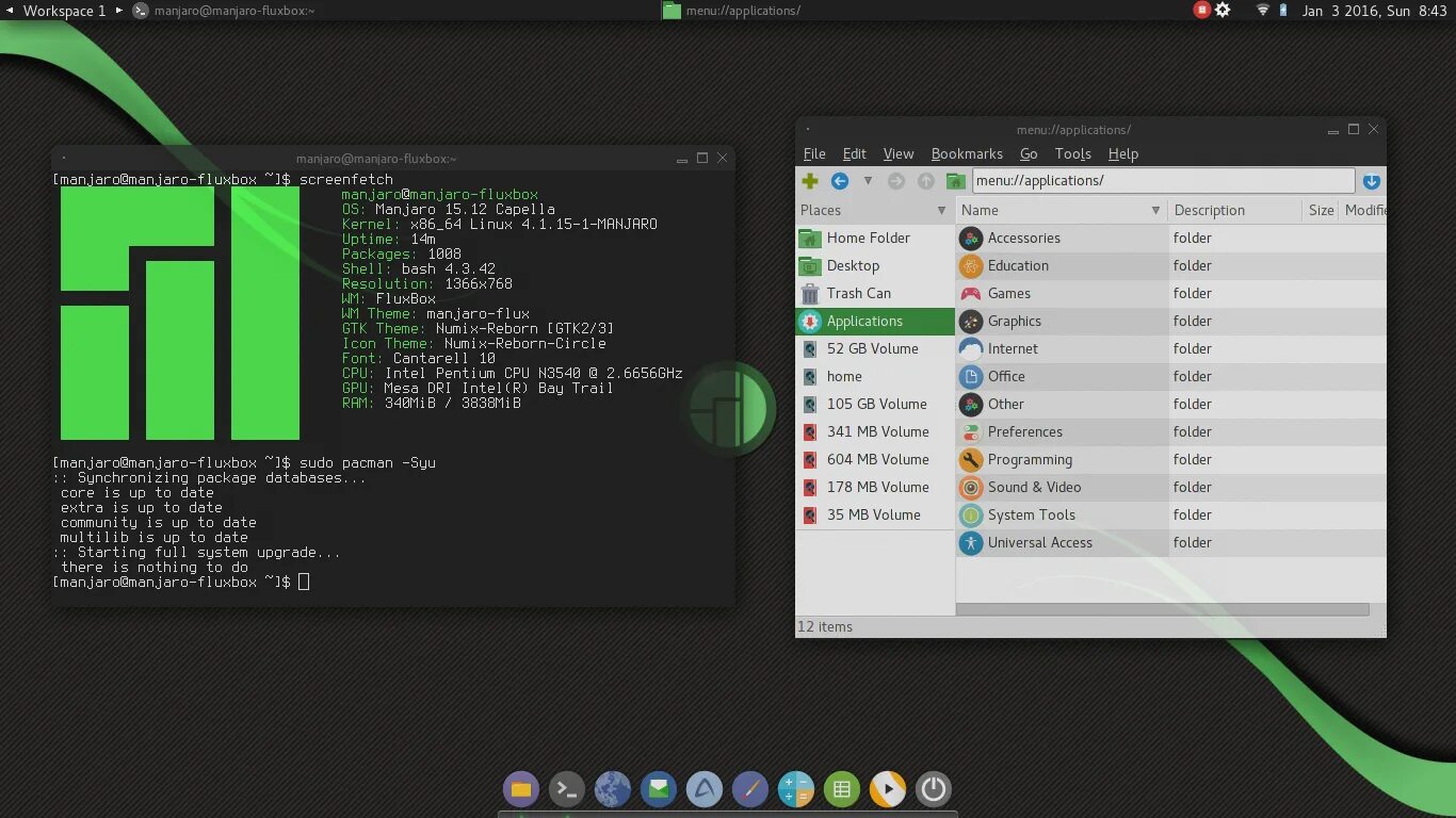Manjaro размер. Manjaro linux. габариты manjaro. manjaro рестайлинг. fluxbox linux.