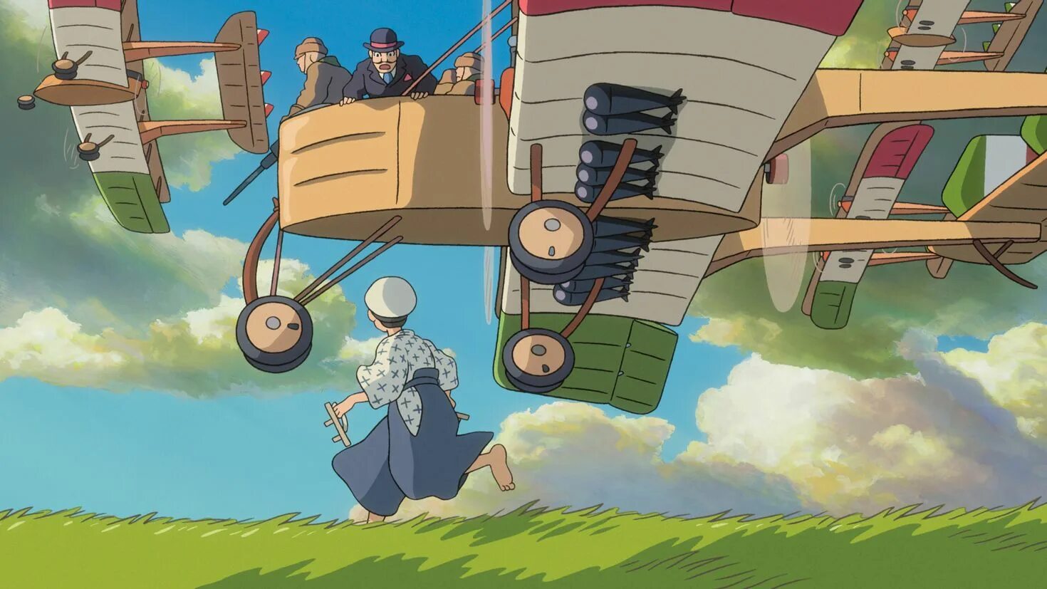 Rising with the wind. Rising with the wind