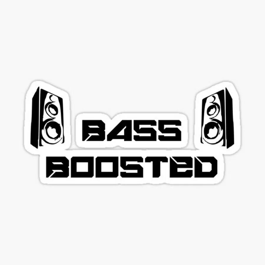 Bass boosted 1. Надпись BASSBOOSTED. BASSBOOSTED логотип. Наклейка басс буст\. BASSBOOSTED стикер.