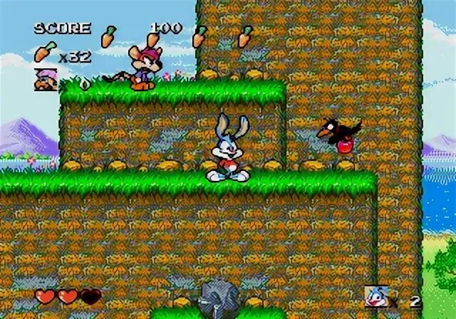 Игры на сеге tiny toon. Игра на сега про зайца. Игра на сега про зайца. Tiny toon игра. Игра на сега про зайца.