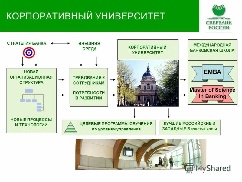 Организационная структура корпоративного университета. Концепция корпоративного университета. Направления работы корпоративного университета. Стратегия корпоративного университета.