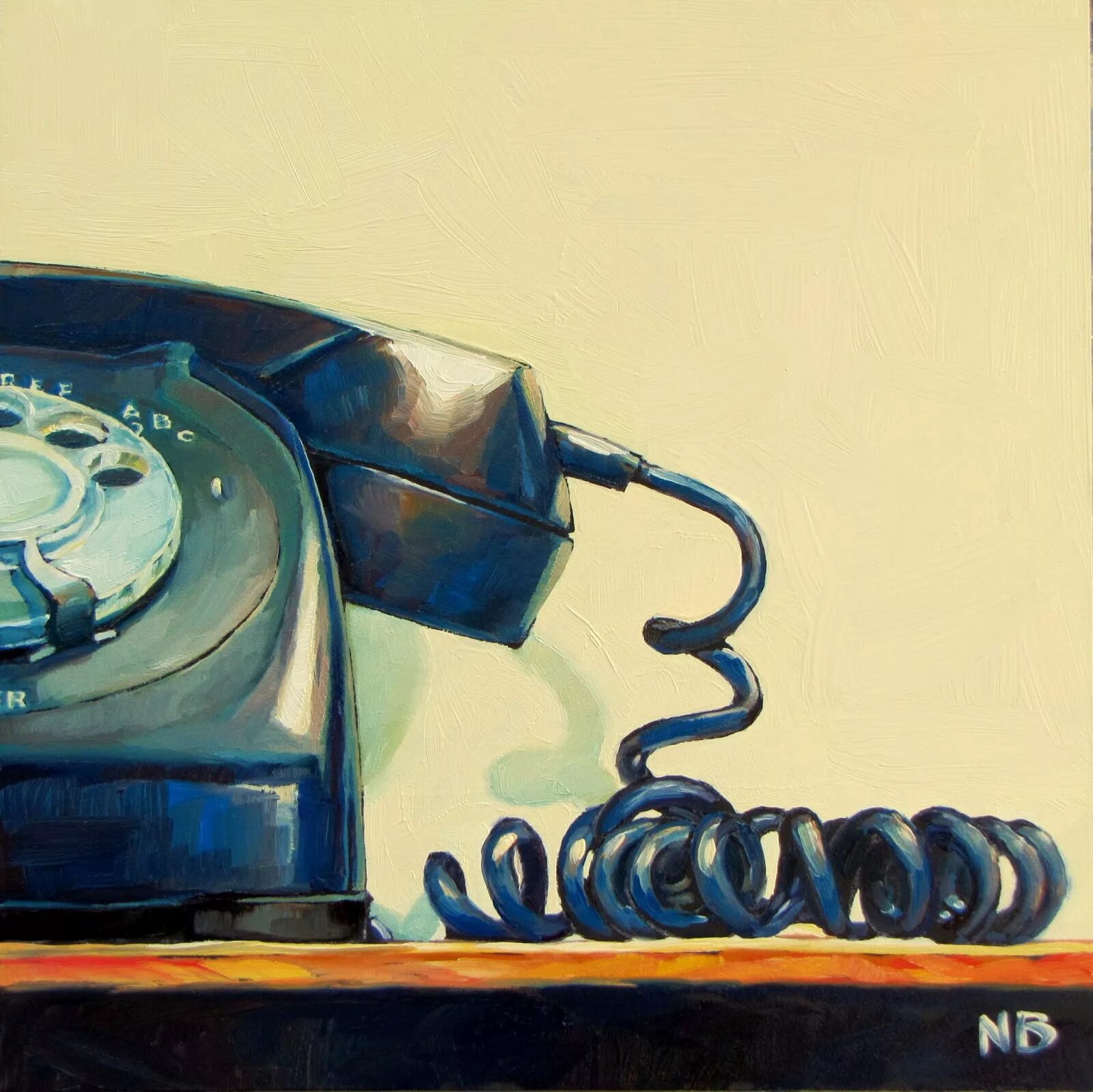 Hang up phone