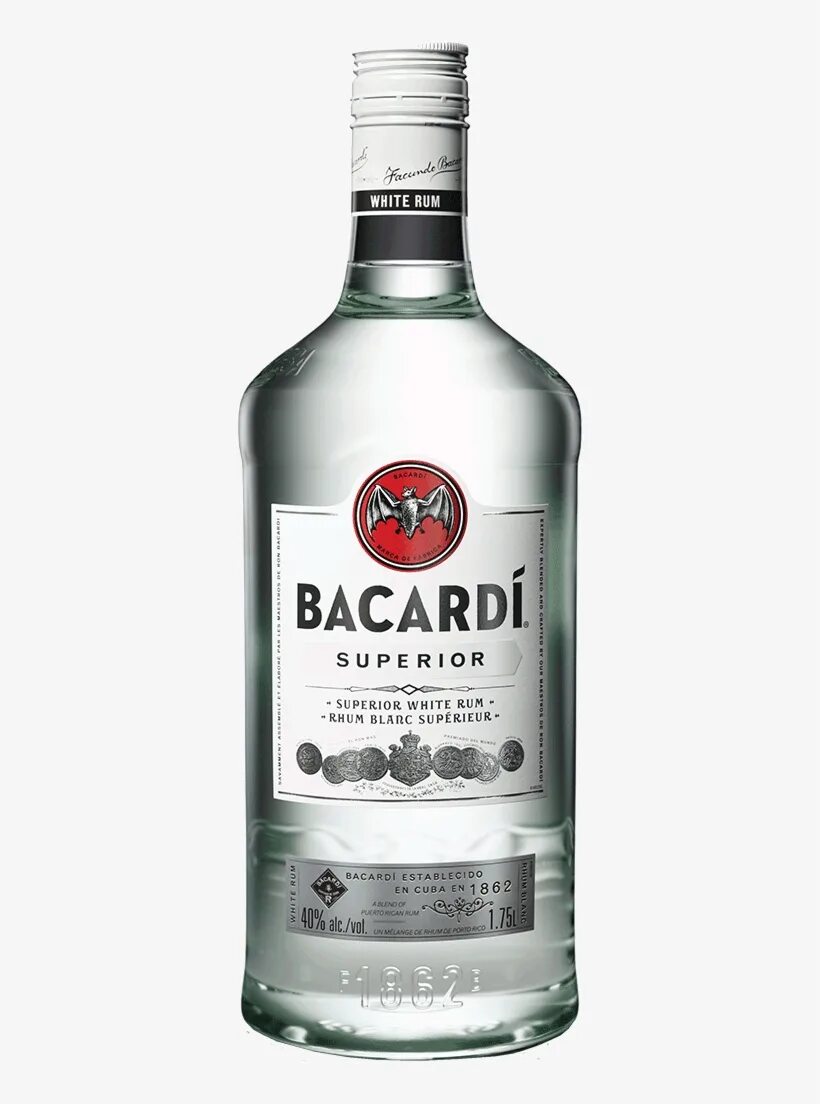 Бакарди цена 1. Ром бакарди Superior. Bacardi Superior 1862. Bacardi белый Ром. Уайт бакарди.