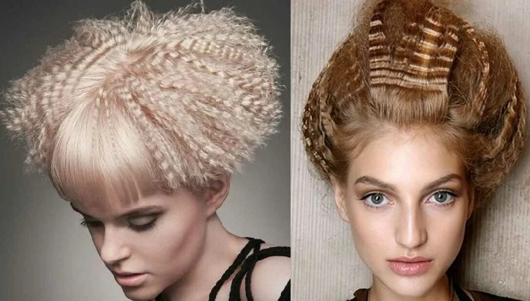 причёски с гофре на средние. гофре 2022. гофре на новый год. прически с гофрированными волосами. легкие прически с гофре.