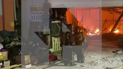 Пожар на рынке европа азия