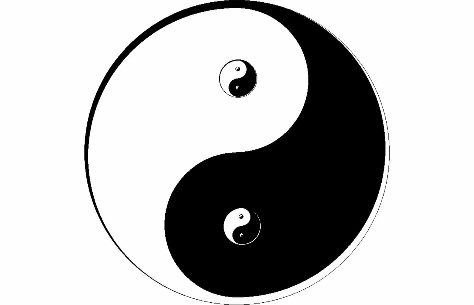 Yin and yang. Китайская Монада Инь-Янь.