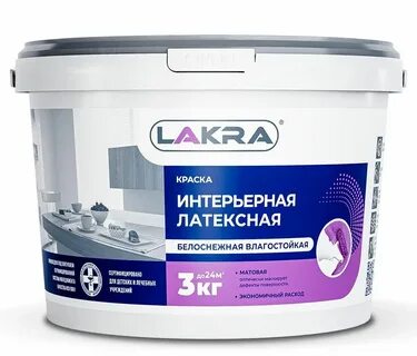 Краска акриловая белая расход