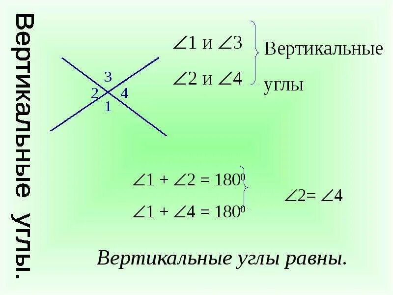 Верное утверждение вертикальные углы равны. Вертикальные углы. Смежные и вертикальные углы. Вертикальные углы в треугольнике. Равенство вертикальных углов.