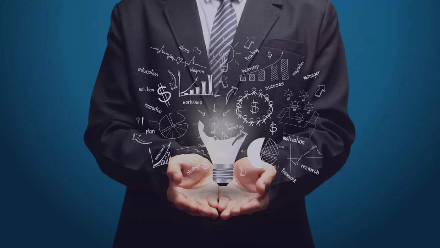 Интеллектуальная собственность. Бизнес в интеллектуальной сфере. Информационные технологии. Компьютерные технологии. Бизнес фон.