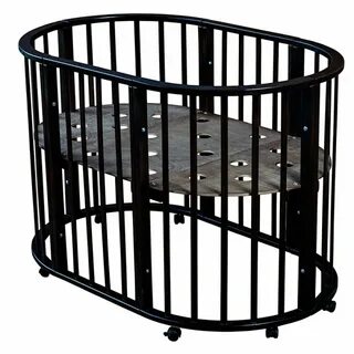 Овальные круглые кроватки трансформеры