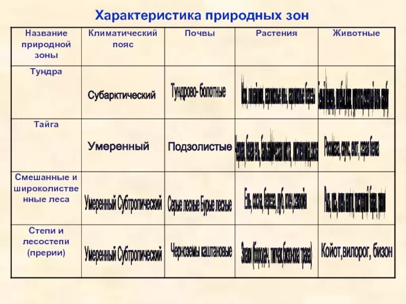 Заполнить таблицу природные зоны северной америки. Таблица природные зоны Южной Америки таблица. Характеристика природных зон. Природные зоны Северной Америки таблица. Характеристика природных зон зон Северной Америки.