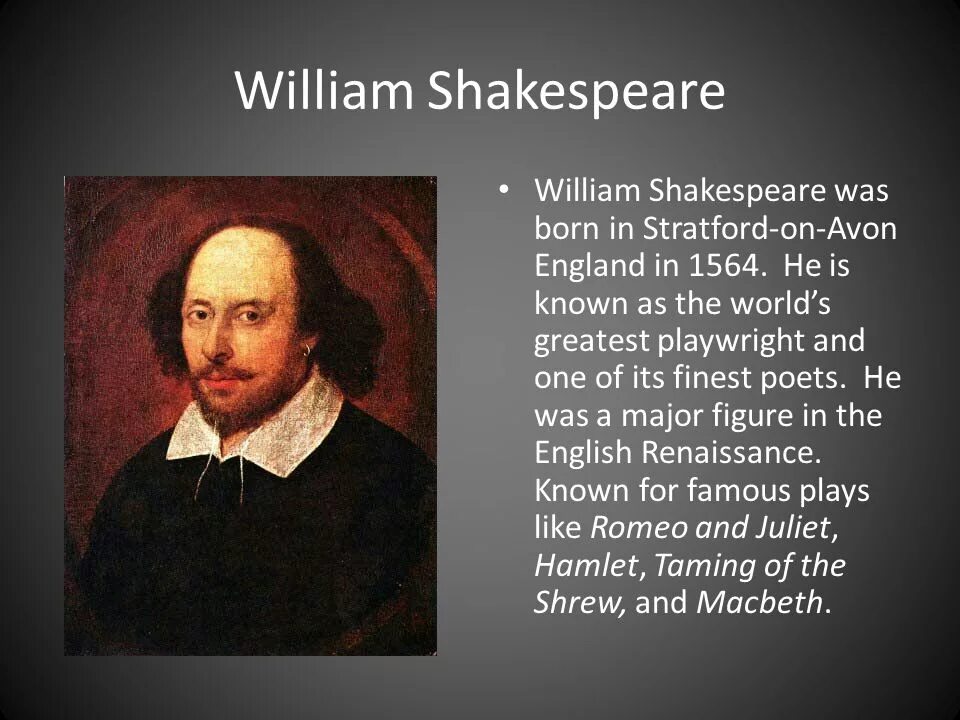 William shakespeare s