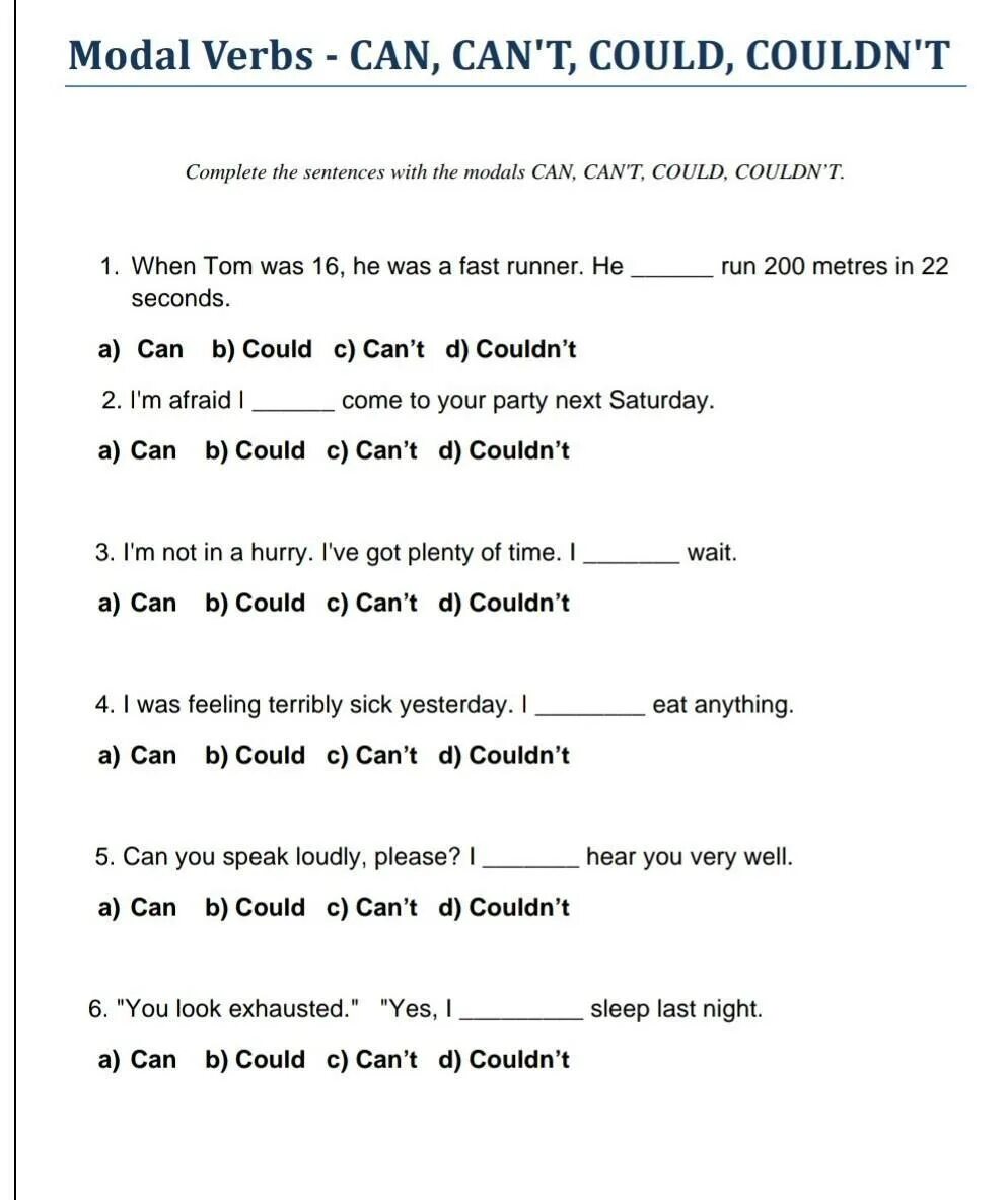Can can t could couldn t exercises. Модальные глаголы worksheets. модальный глагол can упражнения. modal verbs for beginners. тест модальные глаголы worksheets.