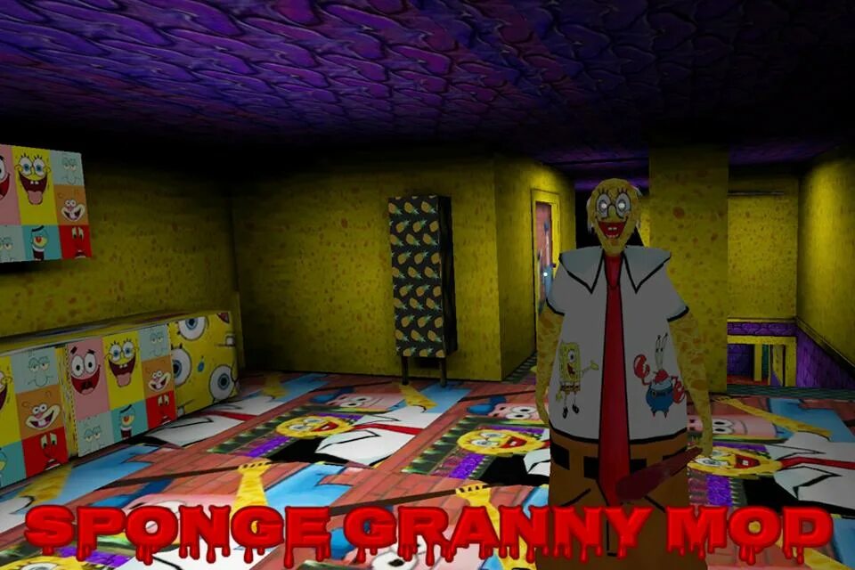 ГРЕННИ мод Спанч Боб. ГРЕННИ часть 2 Санта игра. Granny Spongebob Mod Chapter 2. Sponge granny загрузить на айфон. Sponge mods