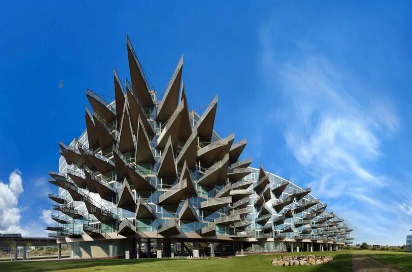 Unusual buildings. Бьярке Ингельс жилой комплекс в Дании. Жилой комплекс VM Houses в Копенгагене. Бьярке Ингельс VM House в Копенгагене.